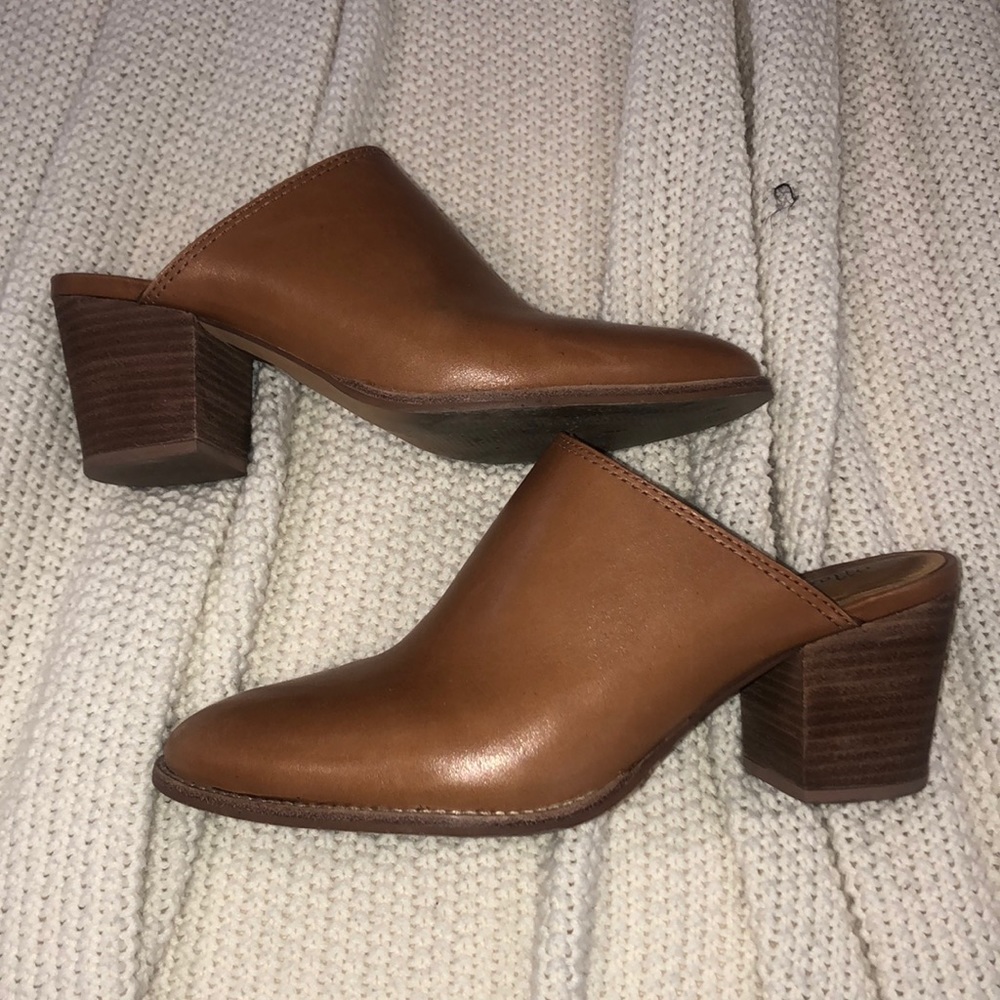 MADEWELL HARPER MULES SIZE 7.5